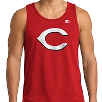 Débardeur Starter rouge Cincinnati Reds pour homme
