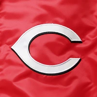 Cincinnati Reds pour hommes Starter Red Veste universitaire à glissière intégrale Captain II