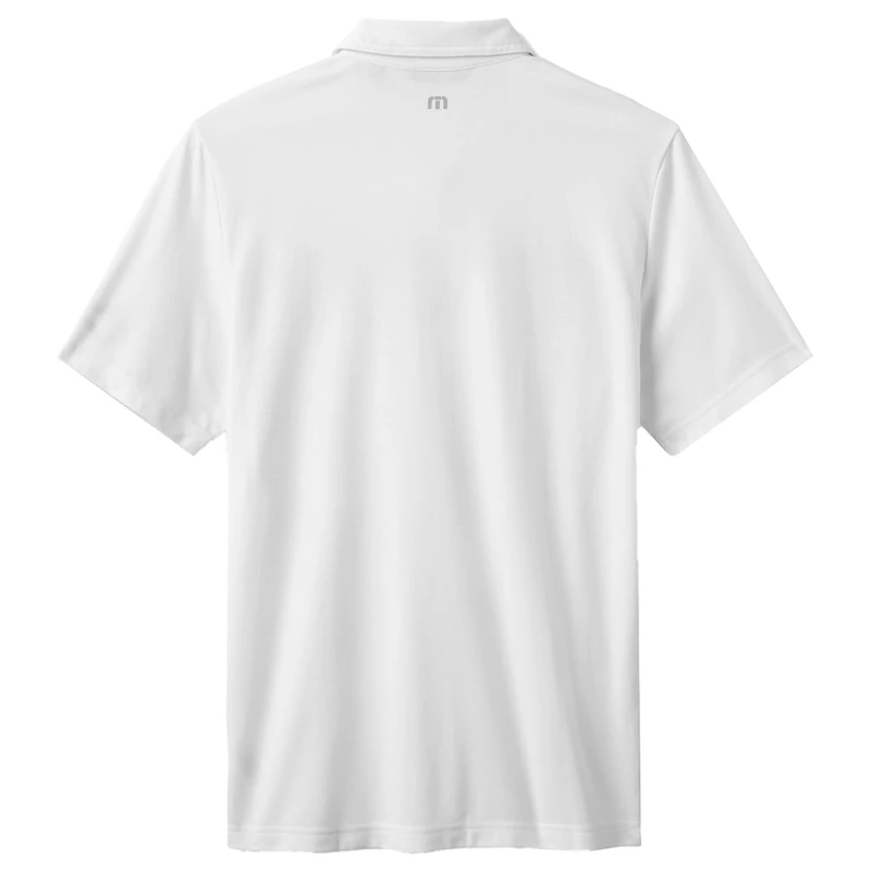 Polo tri-blend blanc Top Recruit des Reds de Cincinnati pour homme TravisMathew
