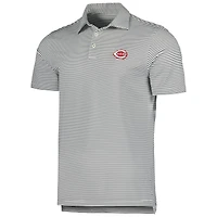 Polo noir à rayures Vineyard Vines pour hommes, Cincinnati Reds Bradley