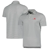 Polo noir à rayures Vineyard Vines pour hommes, Cincinnati Reds Bradley