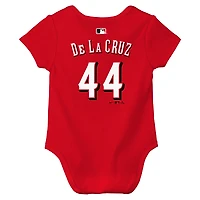 Newborn & Infant Nike Elly De La Cruz Red Cincinnati Reds Name Number Bodysuit