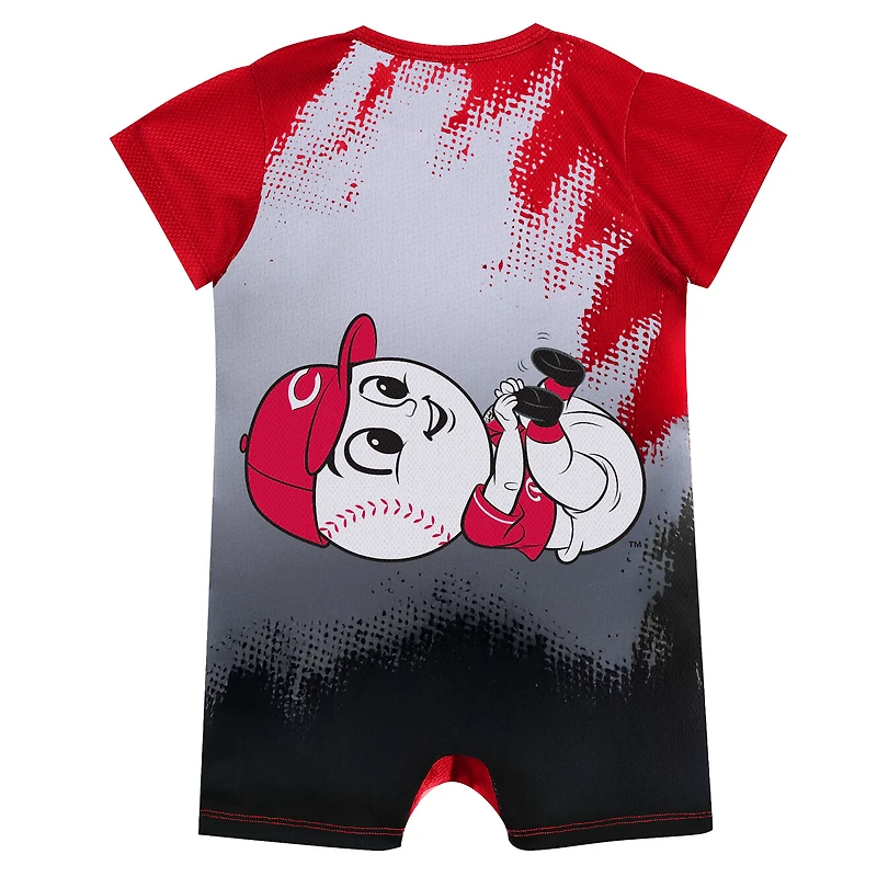 Body bébé mascotte rouge Cincinnati Reds de Outerstuff pour nouveau-né