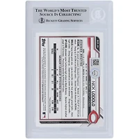 Nick Lodolo des Cincinnati Reds a autographié la carte de recrue authentifiée Bowman Chrome Prospects #BCP-20 2021 de Beckett Fanatics