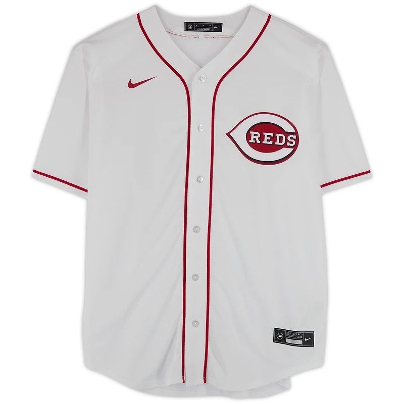 Nick Lodolo Cincinnati Reds Autographed Nike White Replica Jersey