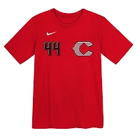 Preschool Nike Elly De La Cruz Red Cincinnati Reds 2026 City Connect Name & Number T-Shirt