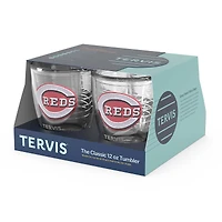 Tervis Cincinnati Reds paquet de quatre 12 oz. Ensemble de gobelets emblème