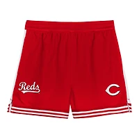 Toddler Gray/Red Cincinnati Reds Pinch Hitter Infielder T-Shirt & Shorts Set