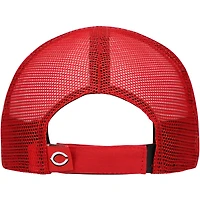 Casquette ajustable New Era blanche/rouge pour tout-petits, modèle A-Frame 9FORTY des Cincinnati Reds