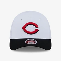 Toddler New Era  White Cincinnati Reds Baseball 39THIRTY M-Crown Adjustable Hat
