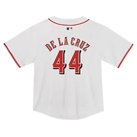 Toddler Nike Elly De La Cruz White Cincinnati Reds  Game Jersey