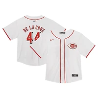 Maillot De match Nike Elly La Cruz blanc Cincinnati Reds pour tout-petit