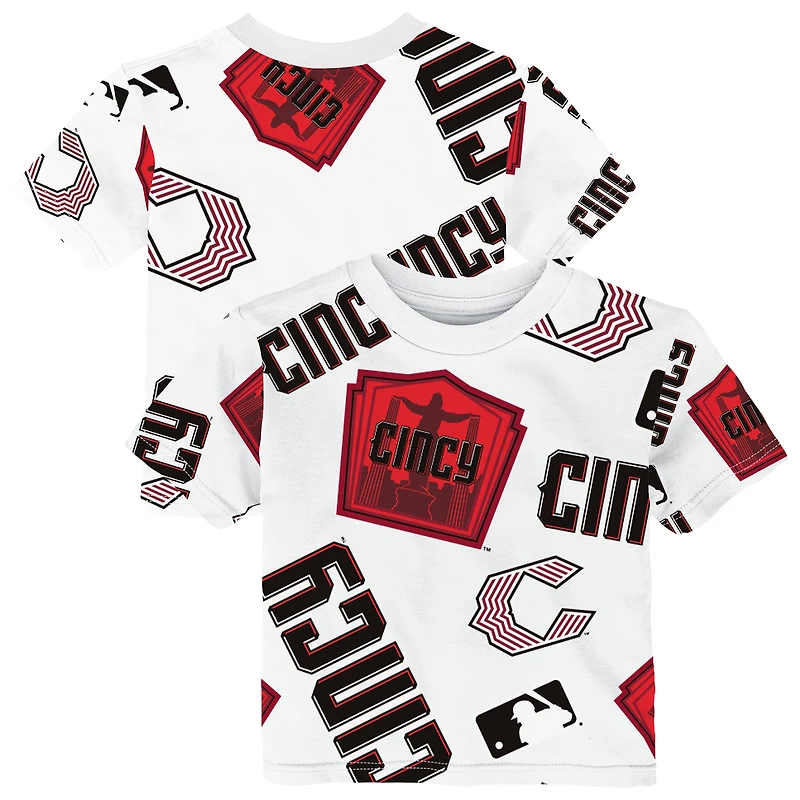 Toddler Outerstuff White Cincinnati Reds 2026 City Connect Game Day T-Shirt