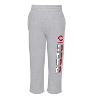 Ensemble de meneur jeu deux pièces Cincinnati Reds rouge/gris chiné pour tout-petit
