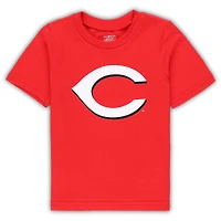 T-shirt rouge pour tout-petit avec logo principal de l'équipe des Reds Cincinnati