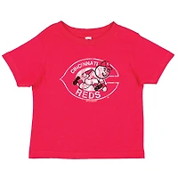 Toddler Soft as a Grape Red/Heather Gray Cincinnati Reds Cooperstown Collection Two-Pack T-Shirt Set