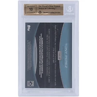 Carte relique autographiée 2010 Topps Triple Threads utilisée par Tony Perez des Cincinnati Reds #TTAR-167 #3/3 BGS authentifiée 9,5/10 - Sous-grades 9,5, 9, 9,5, 9,5