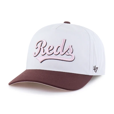 Casquette unisexe à motif lettre d'amour « 47 Stone/Bordeaux » des Reds de Cincinnati