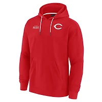 Unisex Fanatics Red Cincinnati Reds Elements Super Soft Fleece Pullover Hoodie