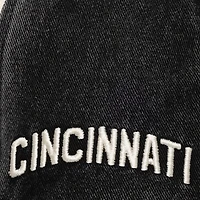 Unisex Mitchell & Ness Cream/Black Cincinnati Reds Snow Block Pro Crown Adjustable Hat