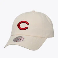 Unisex Mitchell & Ness Cream Cincinnati Reds Off-Season 1904 Strapback Adjustable Hat