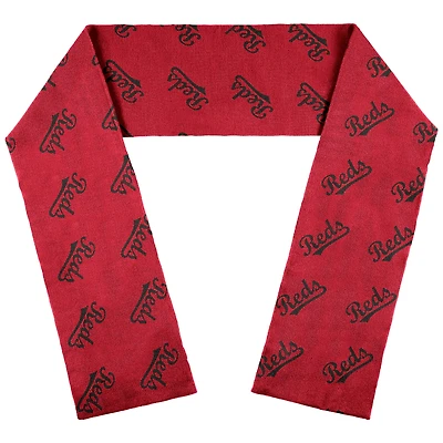 WEAR by Erin Andrews Foulard avec le mot-symbole de l'équipe des Cincinnati Reds