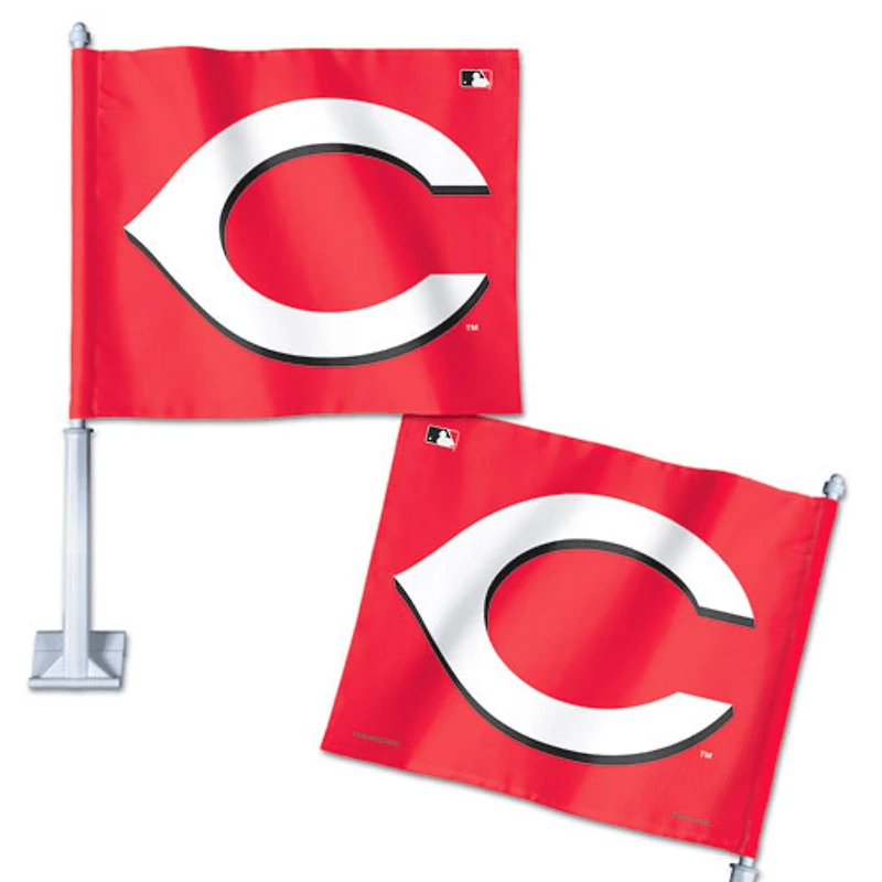 WinCraft Cincinnati Reds 12" x 13" Double-Sided Car Flag