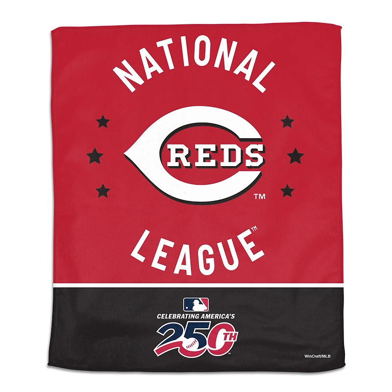 Serviette de rallye WinCraft Cincinnati Reds 15" x 18" America 250
