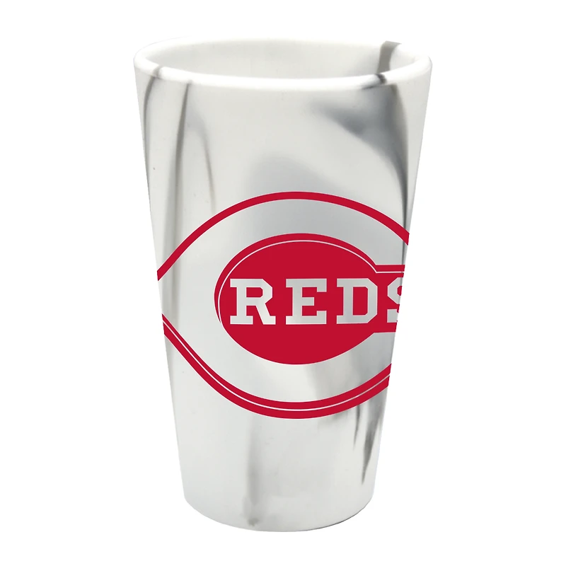 WinCraft Cincinnati Rouges 16oz. Verre à pinte en silicone à la mode