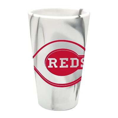 WinCraft Cincinnati Rouges 16oz. Verre à pinte en silicone à la mode