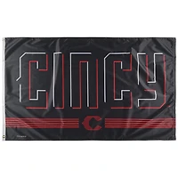 WinCraft Cincinnati Reds 2023 City Connect Drapeau de luxe unilatéral 3 pi x 5 pi