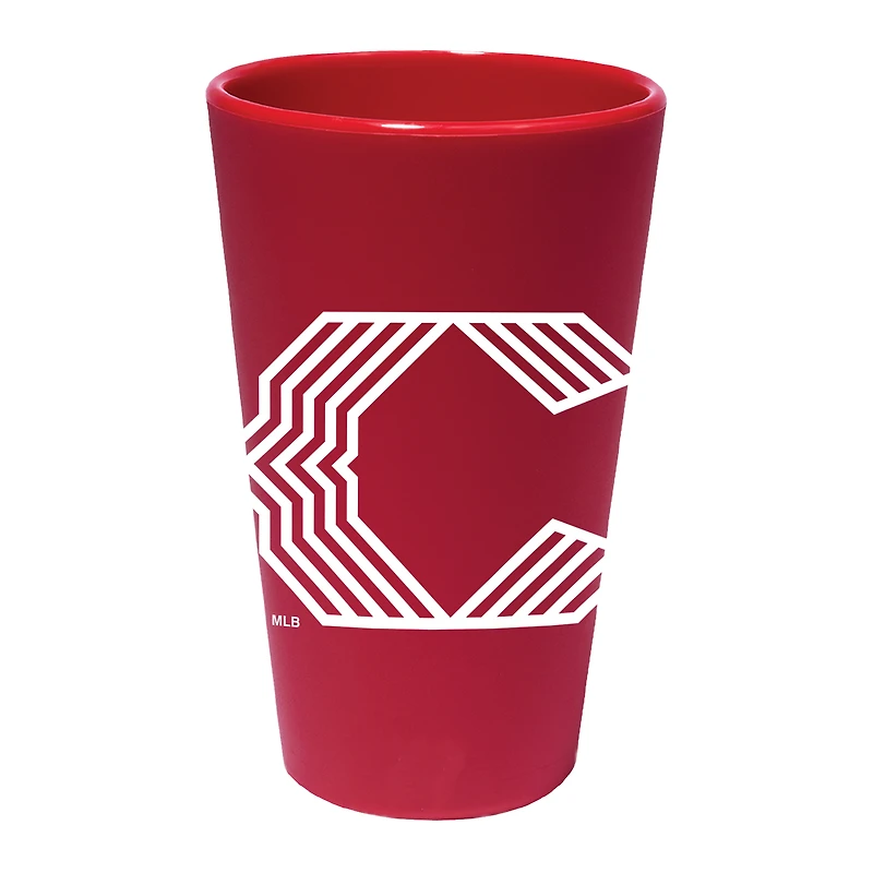 Verre à bière en silicone WinCraft Cincinnati Reds 2026 City Connect de 473 ml (16 oz).