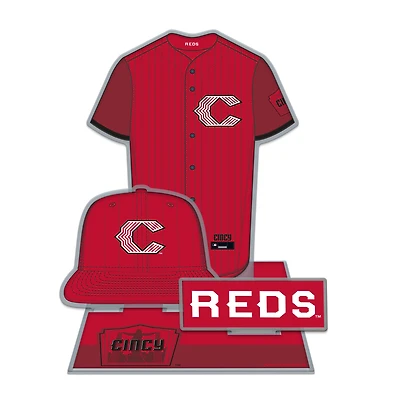 Présentoir de collection 3D WinCraft Cincinnati Reds 2026 City Connect