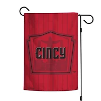 WinCraft  Cincinnati Reds 2026 City Connect Double-Sided 12" x 18" Garden Flag