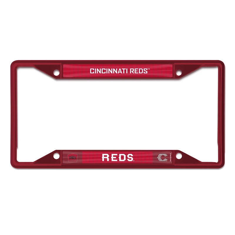 WinCraft Cincinnati Reds 2026 City Connect Laser Cut Metal License Plate Frame