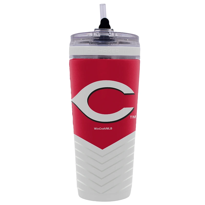 WinCraft Cincinnati Reds 26oz 4D Flex Ice Shaker Bottle