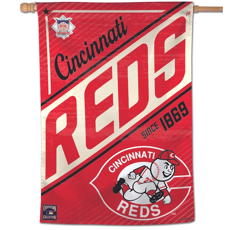 WinCraft Cincinnati Reds 28" x 40" Since 1869 Single-Sided Vertical Banner