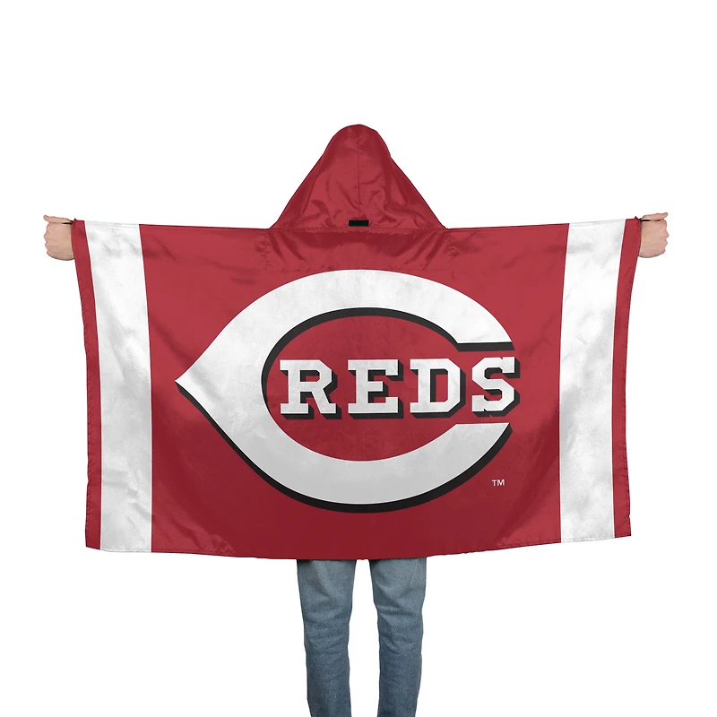 Drapeau à capuche WinCraft Cincinnati Reds 3' x 5'