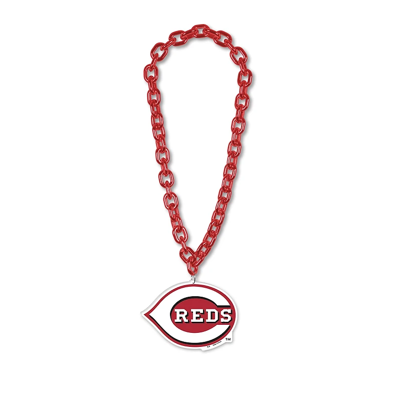 WinCraft Cincinnati Reds Collier avec logo à grande chaîne