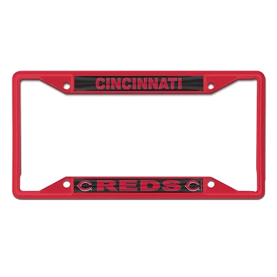 WinCraft Cincinnati Reds Chrome Color License Plate Frame