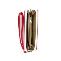 Women's Cincinnati Reds Zip-Around Wristlet Wallet