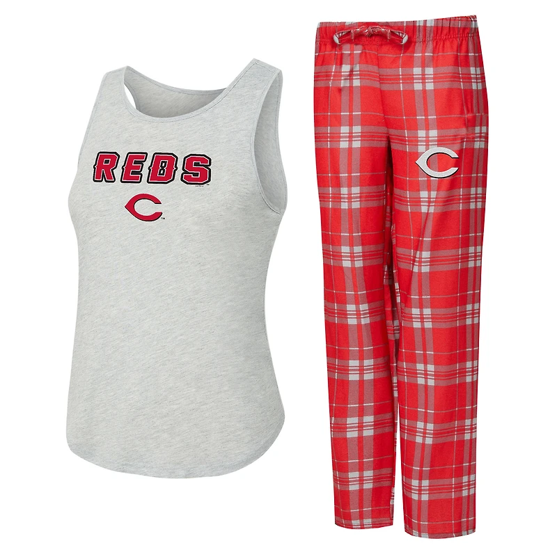 Ensemble débardeur et pantalon Regulate Concepts Sport Cincinnati Reds pour femme