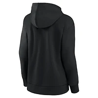 Sweat à capuche avec logo Fanatics pour femmes, noir, Cincinnati Reds