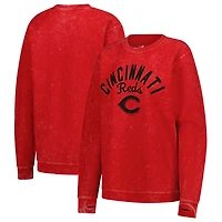 Sweat-shirt confortable en velours côtelé G-III 4Her de Carl Banks pour femme, rouge, des Cincinnati Reds