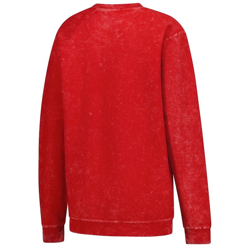Sweat-shirt confortable en velours côtelé G-III 4Her de Carl Banks pour femme, rouge, des Cincinnati Reds