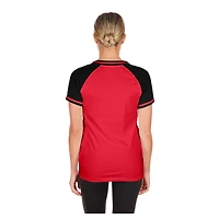 Women's New Era  Red Cincinnati Reds Gameday V-Neck T-Shirt