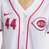 Women's Nike Elly De La Cruz White Cincinnati Reds Home Limited Player Jersey