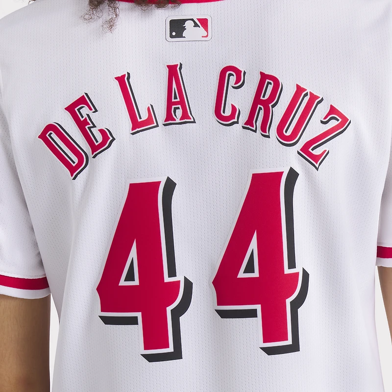 Maillot De joueur Nike Elly La Cruz blanc Cincinnati Reds Home Limited pour femme