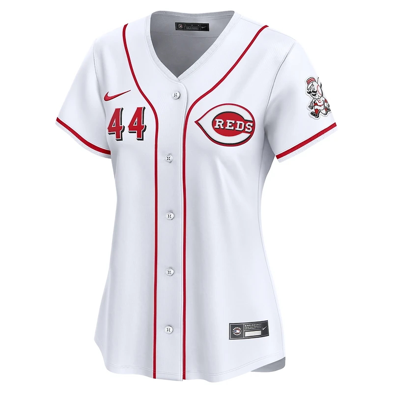 Maillot De joueur Nike Elly La Cruz blanc Cincinnati Reds Home Limited pour femme