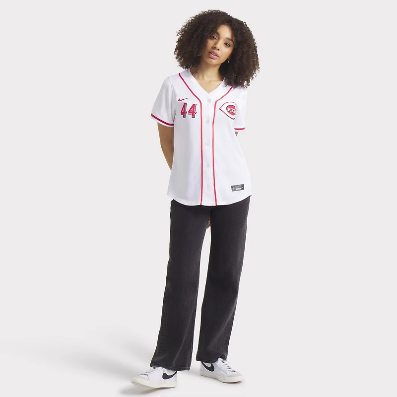 Maillot De joueur Nike Elly La Cruz blanc Cincinnati Reds Home Limited pour femme